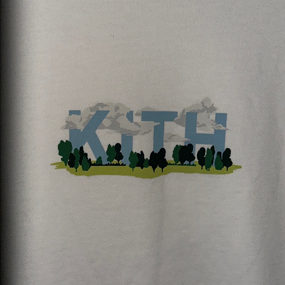Kith Box Logo Tee with Clouds